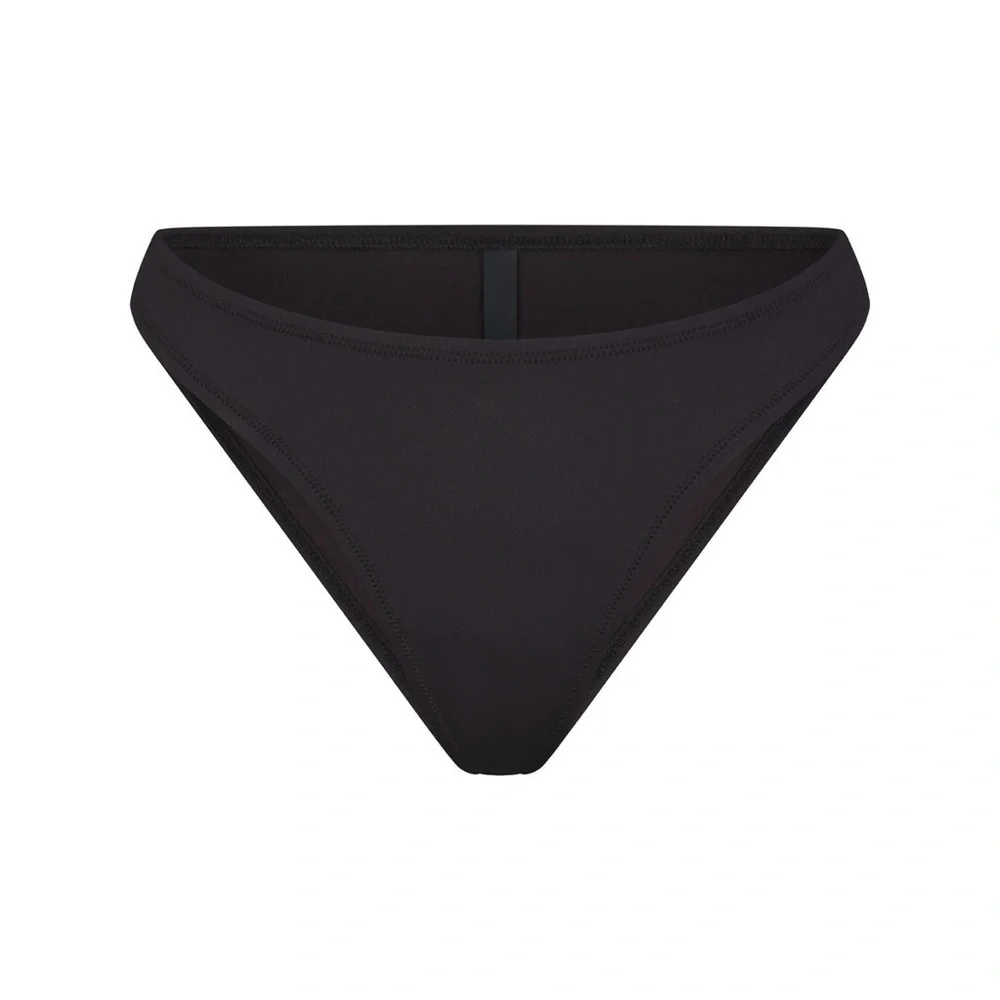 Skims Swim Mid Coverage Bottoms Onyx Black Size 3X